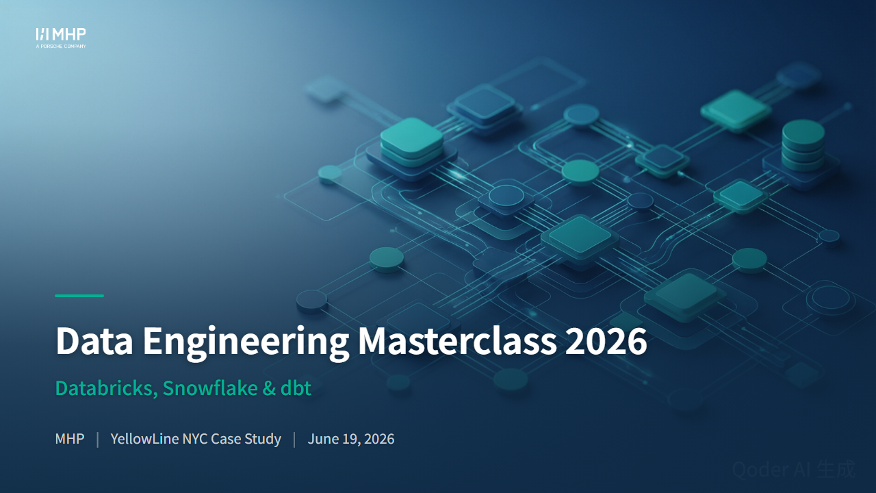 Cover – Data Engineering Masterclass 2026